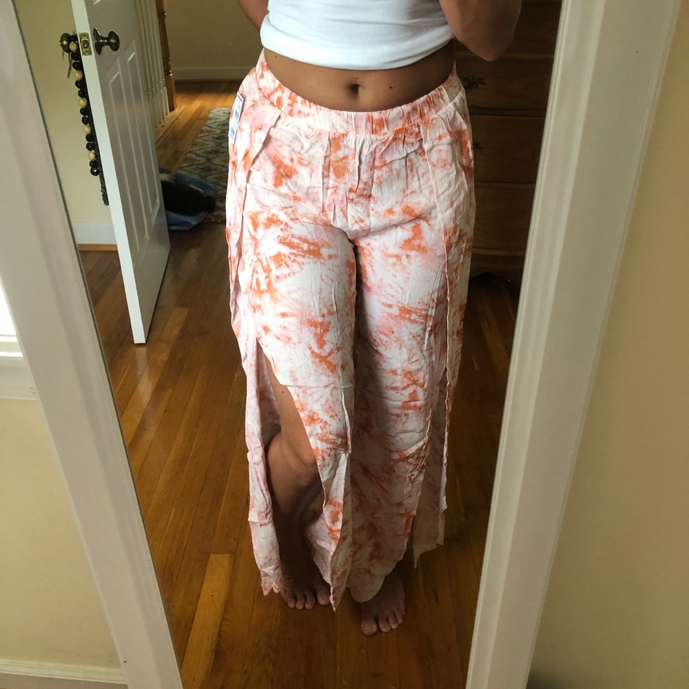Flowy Slit Beach Pants